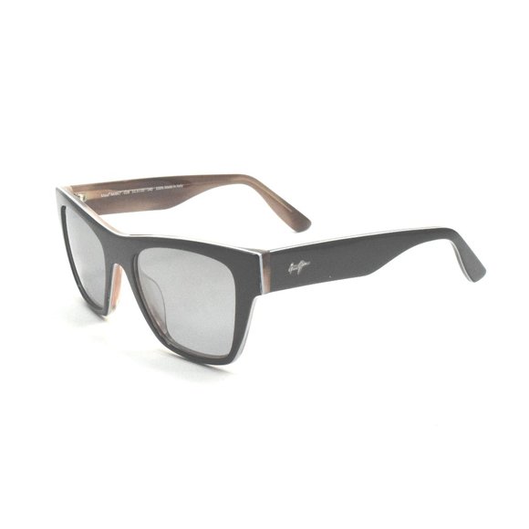 Maui Jim  Ekolu Mj 867-02B Black and Tan / Dual Mirror Silver to Black main image 6